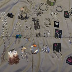 Silver Costume Jewelry Bundle 