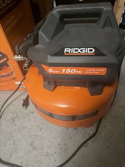 RIDGID 6 Gallon 150 PSI Air Compressor