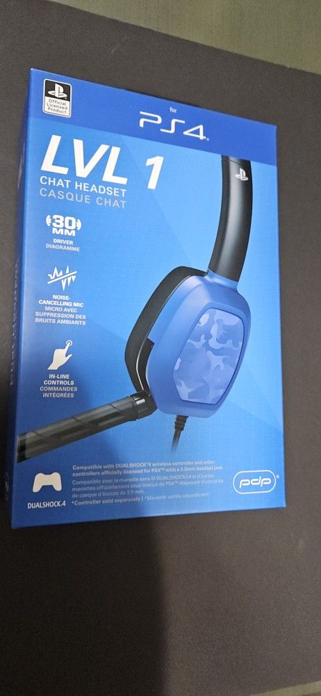 Pdp PS4 LVL 1 Chat Headset