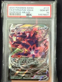 Eternatus VMAX Full Art PSA 10 Darkness Ablaze