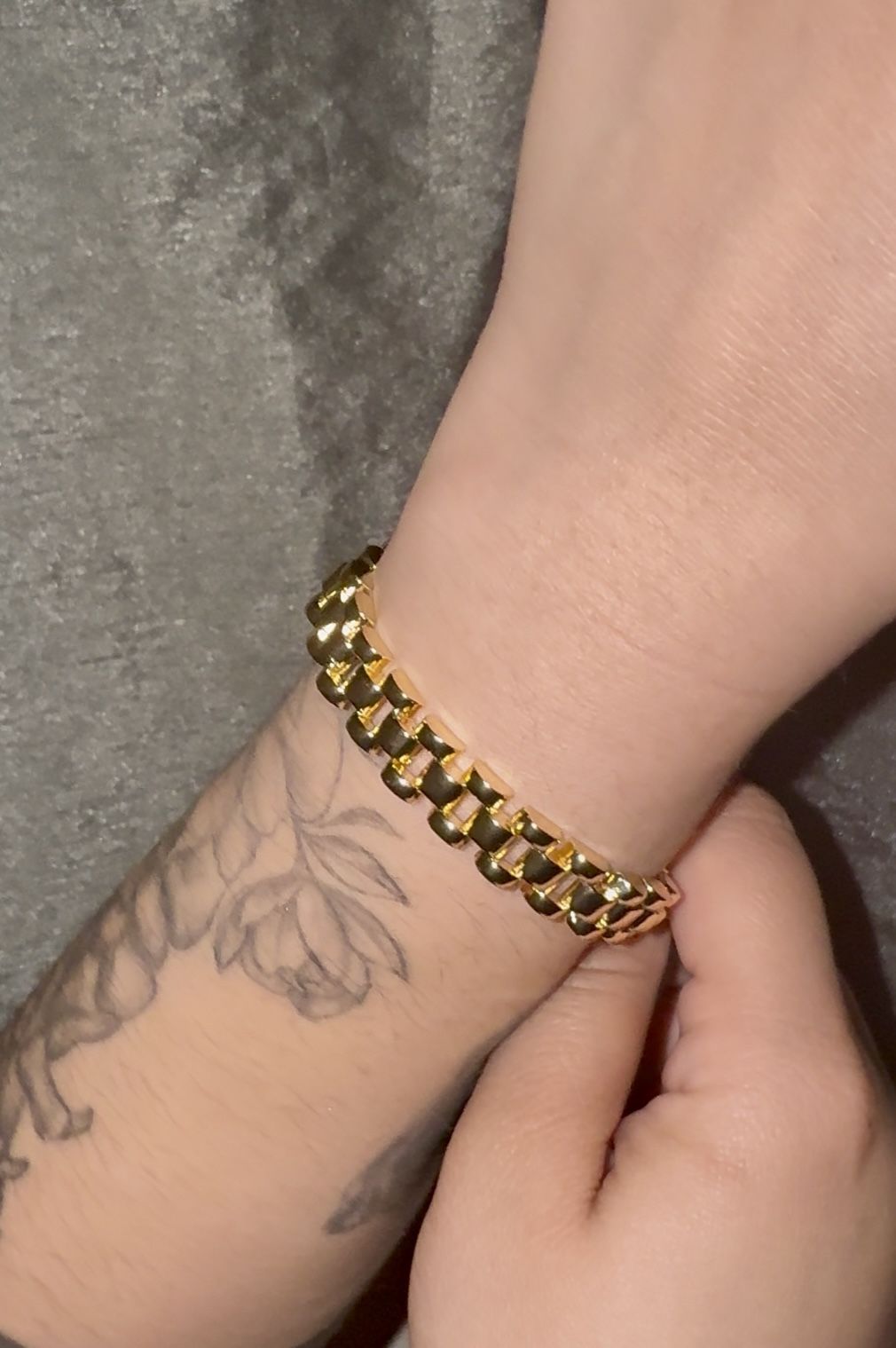 Gold Chain link Bracelet!