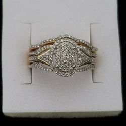 10kt Gold Bridal Diamond Ring