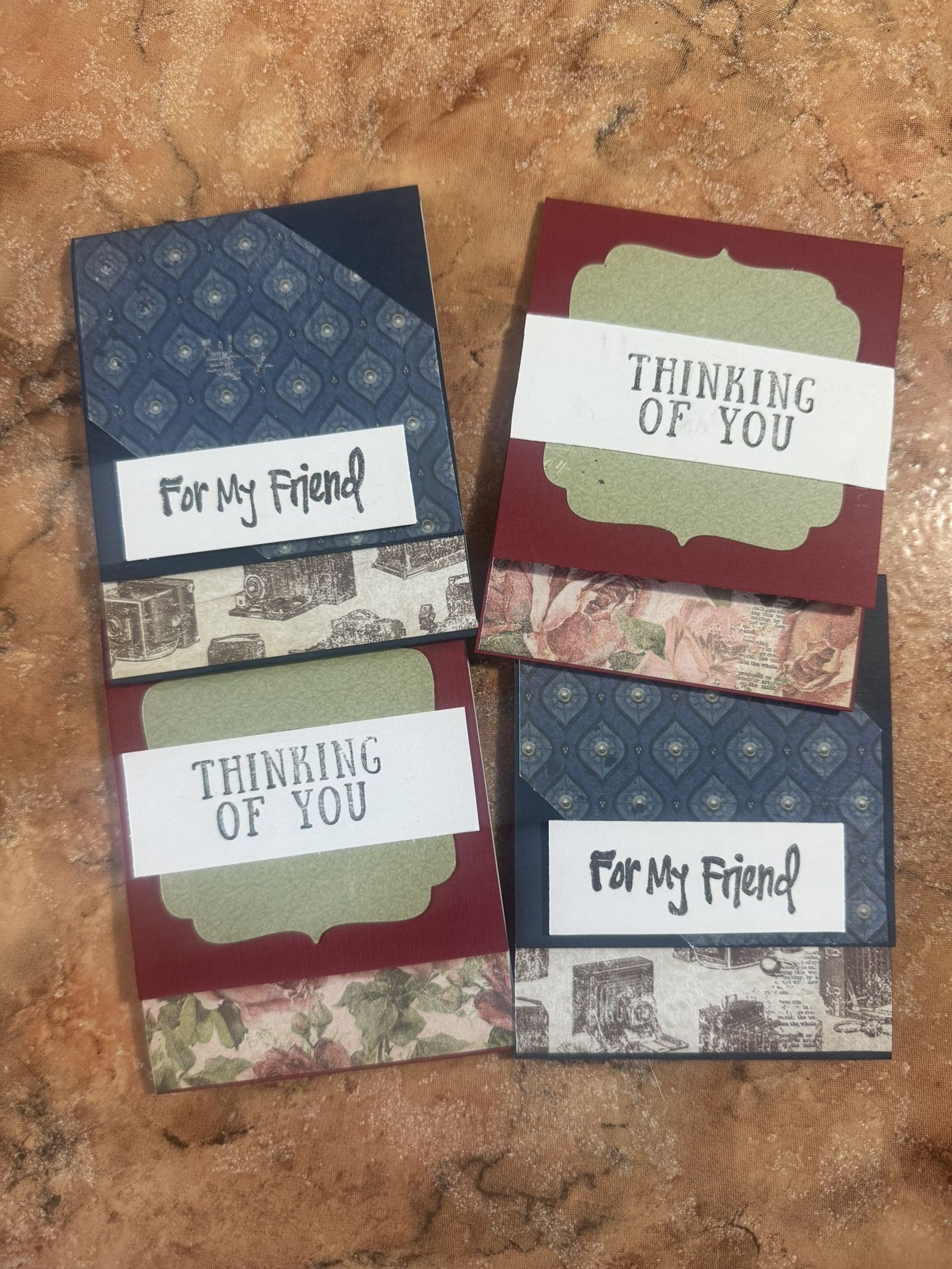 Personal Cards - set of Four