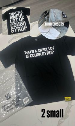 awfulotta cough syrup tee