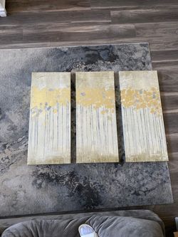 3 piece wall decor