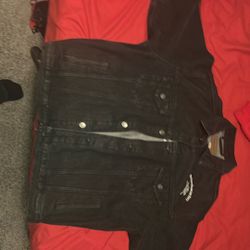All Black Denim Jacket