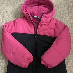Big Girl Pink Black Jacket 14/16T 