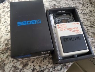 Boss chromatic tuner