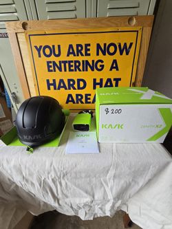 KASK Safety Helmet: Black, HDPE/Polystyrene, Front-Slots, KASK America