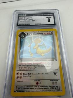 Dark Dragonite Pokémon (2000) Team Rocket - 22/82 NM/MINT 8 (contact info removed)