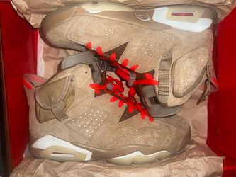 Jordan 6 Travis Scott British khaki size 9