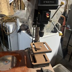 drill press and bench