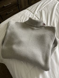 Ralph Lauren Grey Ribbed Turtle Neck XL