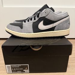 Jordan 1 Low “Light Smoke Grey Off Noir” Men’s Size 11.5 HQ2010-012
