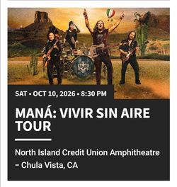 Maná Oct-10-2026