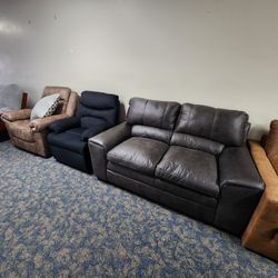Leather Sofa 