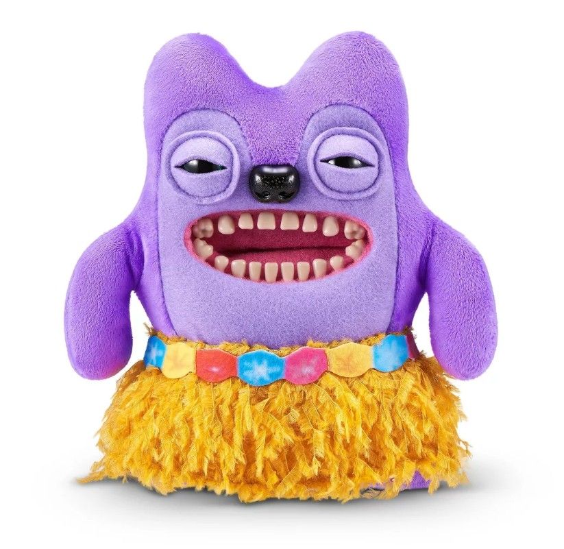 Fuggler 9.4" Vacay Vibes Greedy Grinner Stuffed Animal - Purple