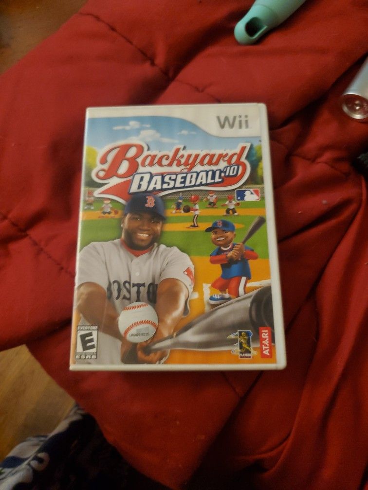 Baseball Wii Game with bat