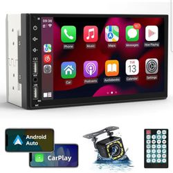 Leadfan  Car Stereo Radio Support Apple Carplay&Android Auto 7inch HDTouchscreen
