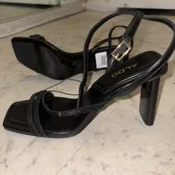 Aldo Black Heels Size 8.5