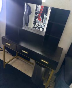 black vanity