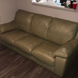 Leather Couch 