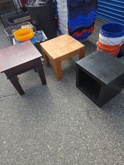 3 tables $10 for all three