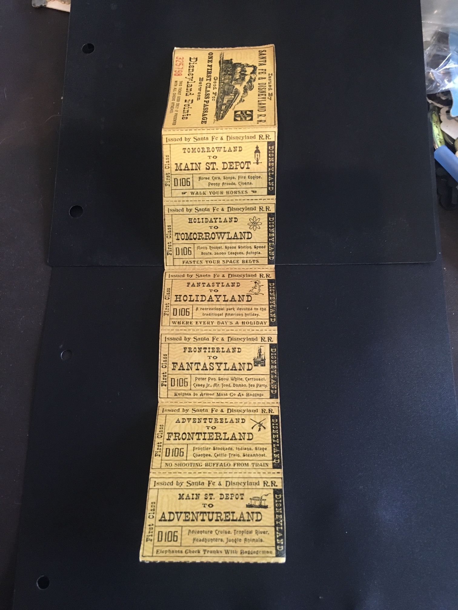 Disneyland Train Tickets