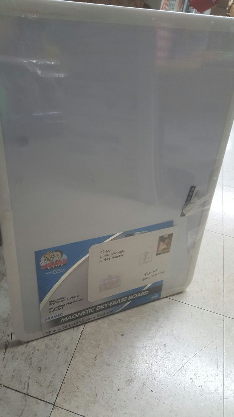17x23 dry erase board. New