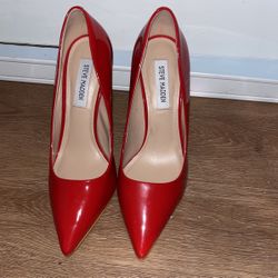 Red Steven Madden High Heel Stiletto 