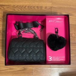 Betsey Johnson 3 Piece Crossbody Set