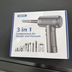 3 In 1 Compressed Air duster And Vacuum