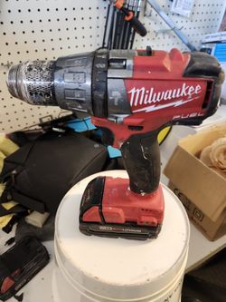 Used Milwaukee Brushless Drill With Battery 