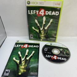 Left 4 Dead (Microsoft Xbox 360) Complete With Manual CIB Series X Backwards