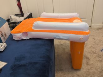 Inflatable Toddler Airplane Bed,Portable Seat Extender for Plane, Car, Train