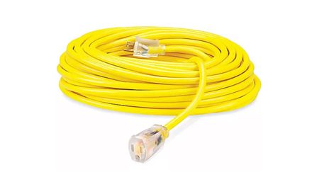 Heavy Duty Extension Cord - 100', 12 Gauge- 1x80, 2x130