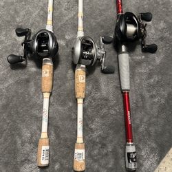 Bass Combos  Baitcasters Fishing 