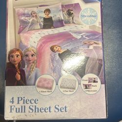 Disney Frozen 4 Pieces Full Sheet Set