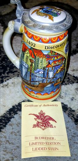 2 Anheuser-Busch beer Steins