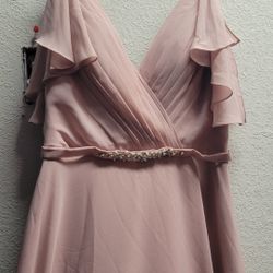 Jj House Dusty Rose Dress Size 4 