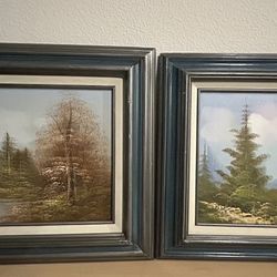 Vintage Serene Oil Paintings 