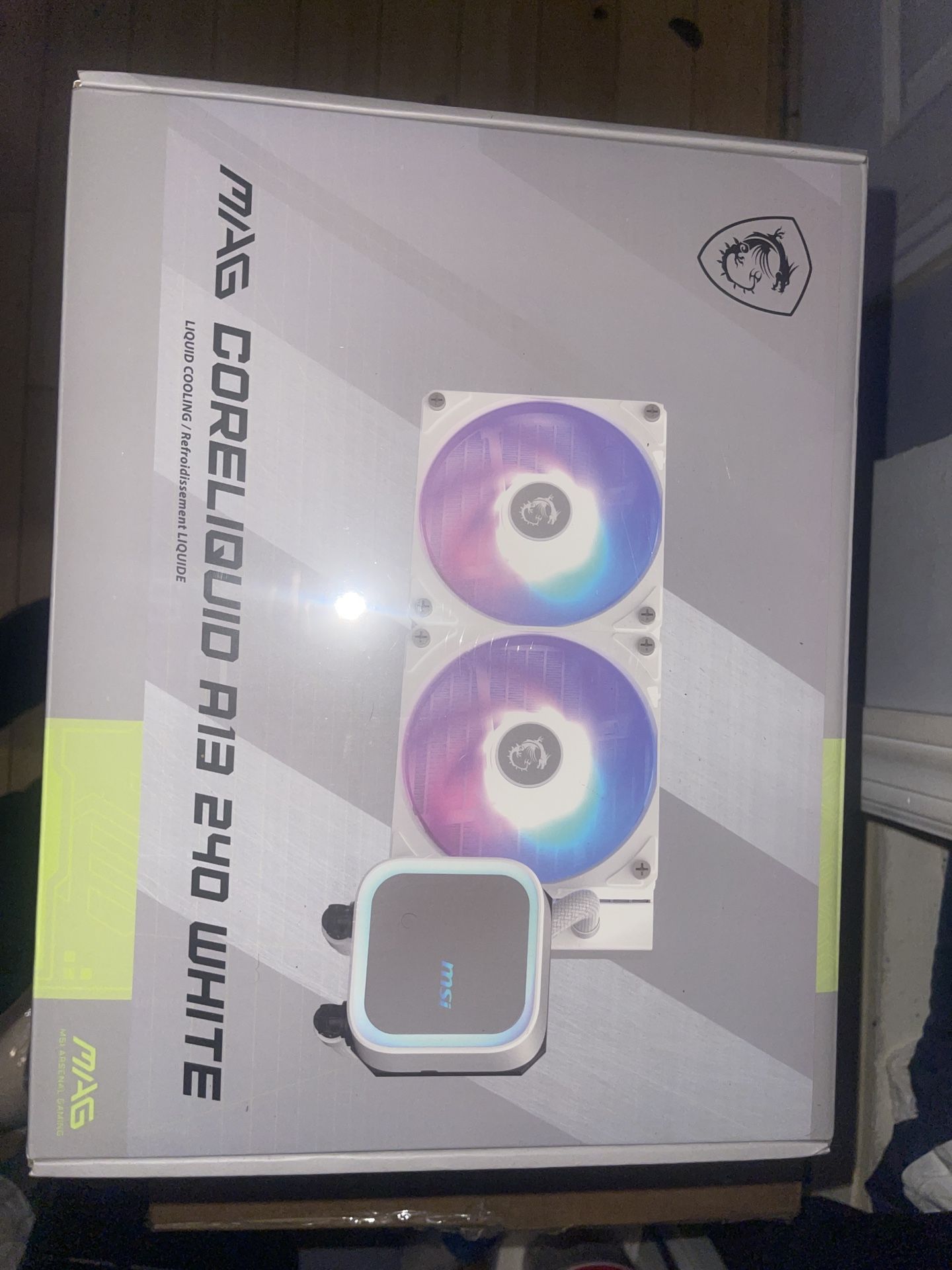 MSI MAG Coreliquid A13 240 White CPU Liquid Cooler
