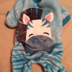 NEW XSMALL little dog zebra soft pajamas $5 FIRM
