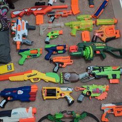 20+ Nerf Guns 