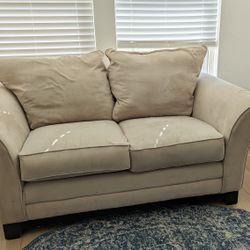 Microfiber Loveseat Couch $120 Excellent Condition