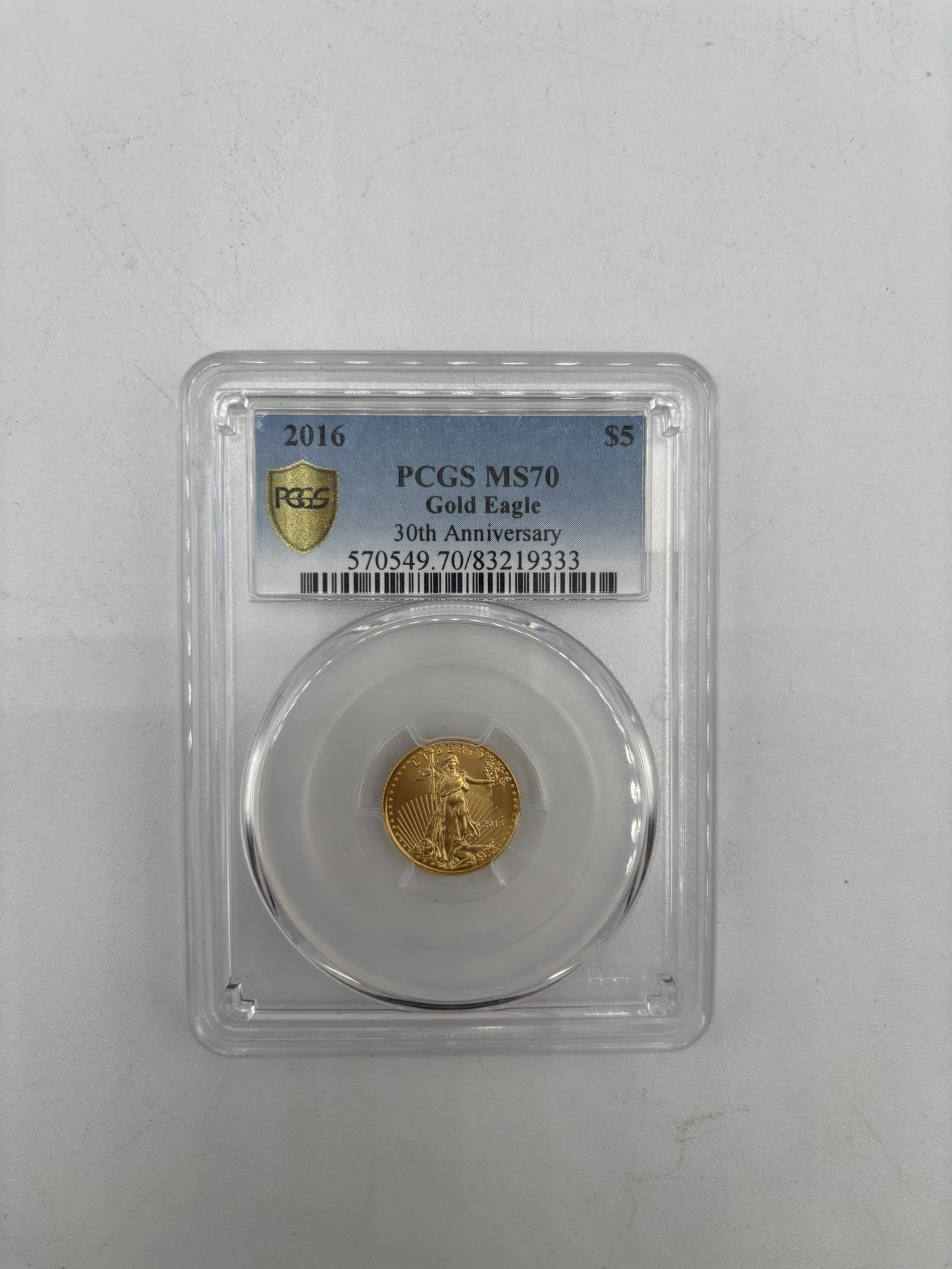 PCGS MS70 Gold Eagle Coin