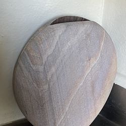 Contemporary Sandstone Flower Vase 10”   Add a touch of modern elegance to your home decor with this stunning sandstone flower vase. Hand Crafted