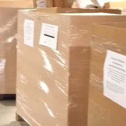 10-12 Empty Gayloard Boxes. 