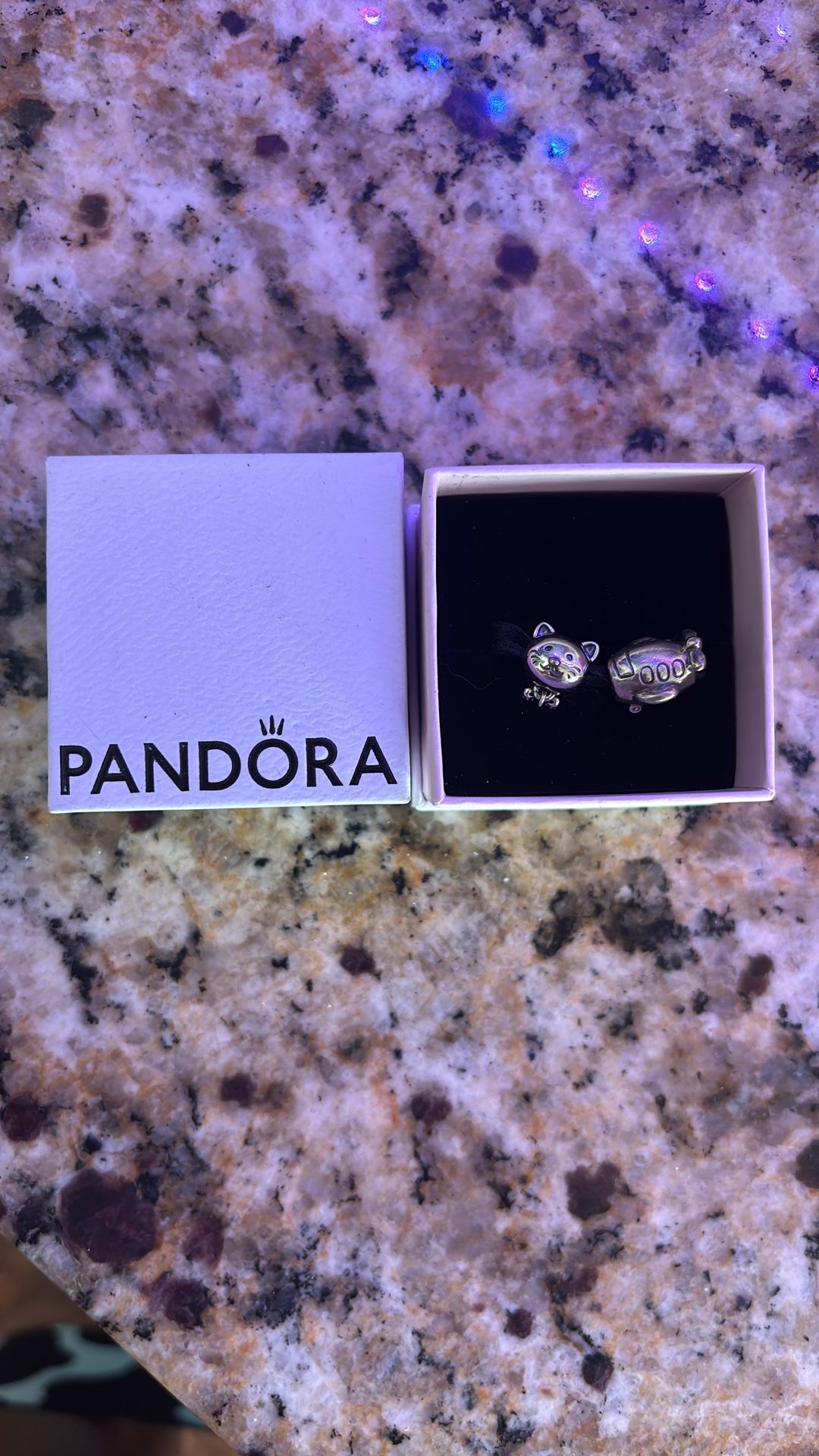 2 Pandora Charms