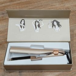 Tyme 2 In 1 Hair Curler & Straightener/ Rose Gold